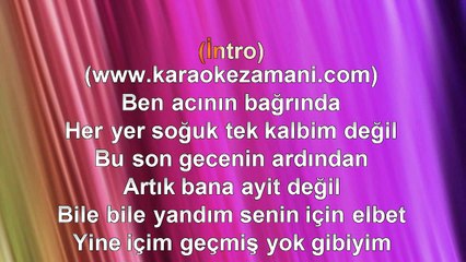 Töre Cengiz - Kalbim Yanıyor - 2011) TÜRKÇE KARAOKE