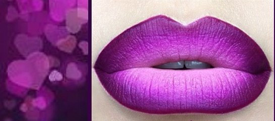 Purple Ombre Lipstick Tutorial