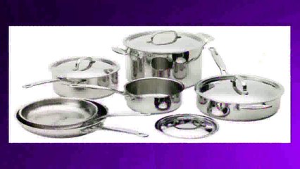 Download Video: Best buy Nonstick Cookware Set  Cuisinart 7710 Chefs Classic Stainless 10Piece Cookware Set