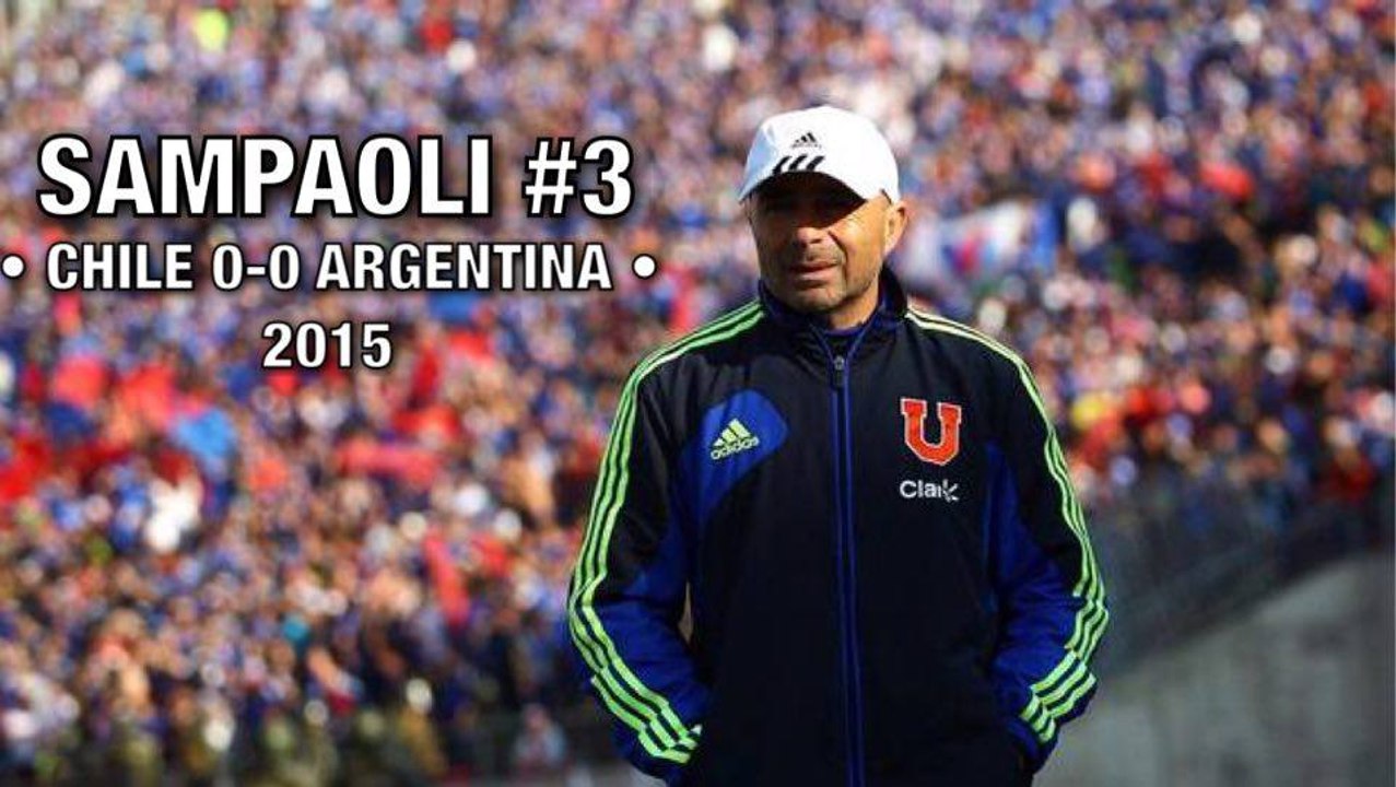 Sampaoli Philosophy #2 (Argentina 0-0 Chile) 1st Half