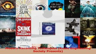 Read  Modern Recording Techniques Audio Engineering Society Presents Ebook Free