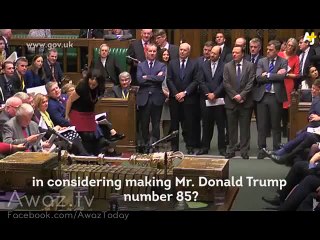 Muslim MP Tasmina Ahmed-Sheikh calls for Donald Trump ban from UK entry