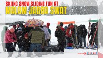 Skiing Snow Sliding Fun At Malam Jabba Swat