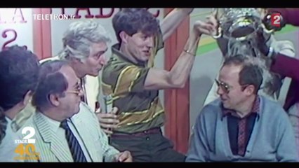 VIDÉO. Stade 2 40 ans d'émotions : douche froide pour Thierry Roland
