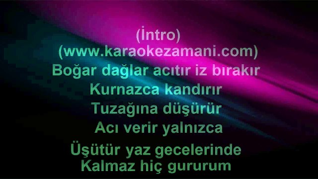 Tülin İle Zafer - Hep Tek Başına - (2013) TÜRKÇE KARAOKE