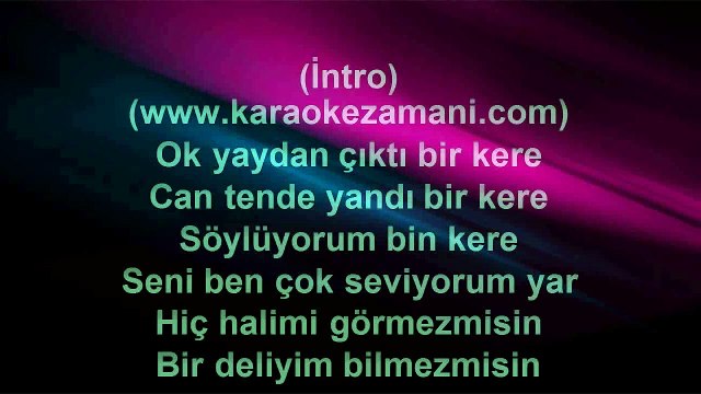 Tülin İle Zafer - Yangın Var Allah - (2013) TÜRKÇE KARAOKE
