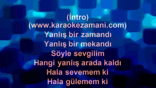 Ufuk Yıldırım - Gideceğim - 1994 TÜRKÇE KARAOKE
