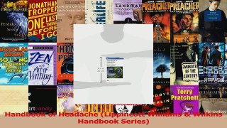 Handbook of Headache Lippincott Williams  Wilkins Handbook Series PDF