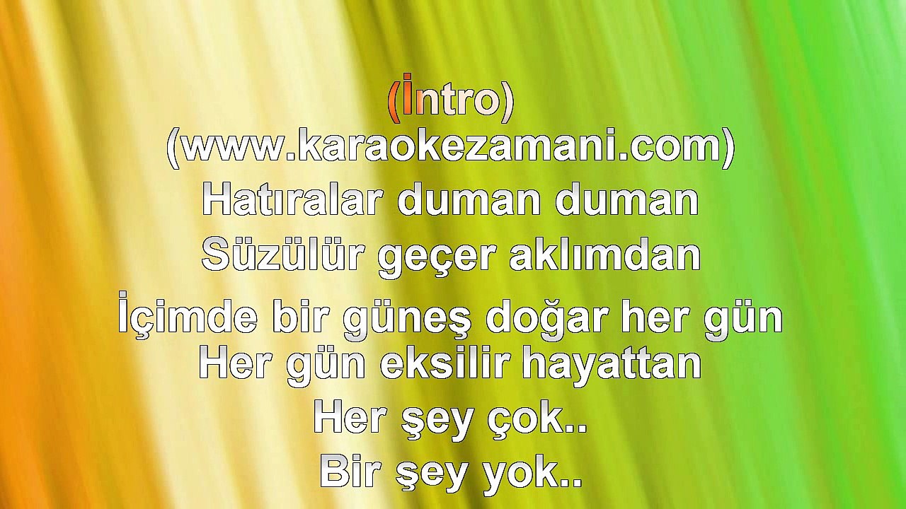 Ümit Evirgen - Kopuyorum - Remix - 2010 TÜRKÇE KARAOKE