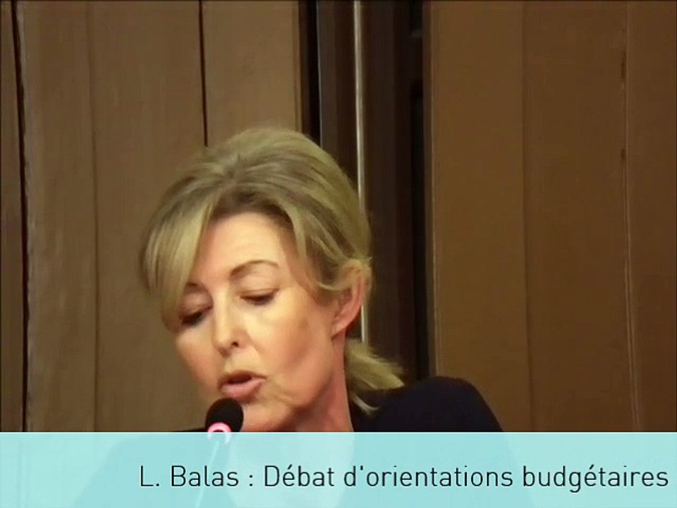 Débat d'orientations budgétaires 2016