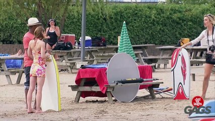 Most Dangerous Swimsuit Model Prank