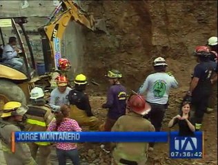 Download Video: Desplome de un muro deja dos muertos en Guayaquil