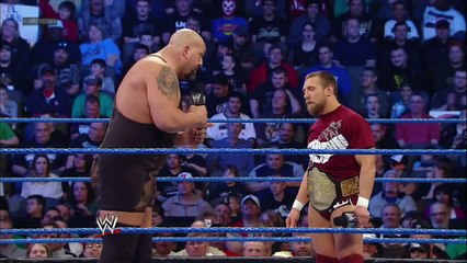 Friday Night SmackDown - AJ stops Big Show from hitting the WMD on Daniel Bryan