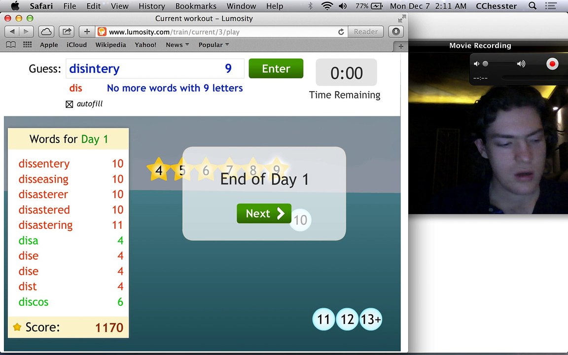 Lumosity - Sweet Pepper FAIL - 798