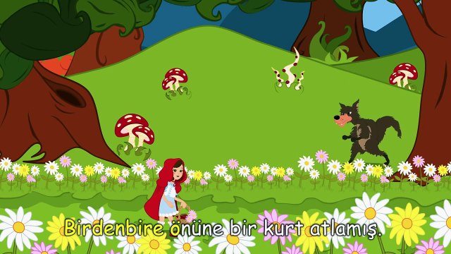 Kırmızı Başlıklı Kız | Çizgi Film | Masal | Adisebaba