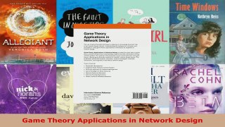 Read  Game Theory Applications in Network Design EBooks Online