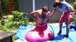 6ft Man in 6ft Giant Water Balloon - 4K - The Slow Mo Guys