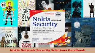 Read  Nokia Network Security Solutions Handbook EBooks Online