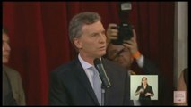 Macri presta juramento ante el Congreso como nuevo presidente de Argentina.-