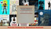 PDF Download  Process Analysis by Statistical Methods Read Online