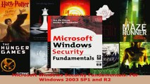 Read  Microsoft Windows Security Fundamentals For Windows 2003 SP1 and R2 Ebook Free