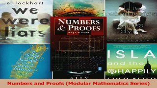 PDF Download  Numbers and Proofs Modular Mathematics Series Read Online