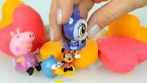 Mickey mouse Play doh Kinder Surprise eggs Minions Disney Toys Frozen 2015 Peppa pig