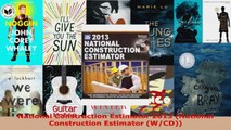 Read  National Construction Estimator 2013 National Construction Estimator WCD Ebook Free