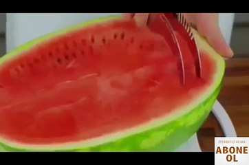 Karpuz dilimlemek hiç bu kadar kolay olmadı!