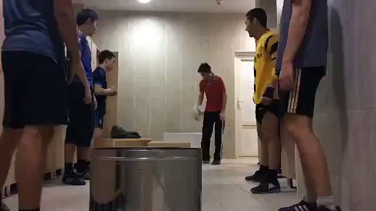 Friends Complete Soccer Header Challenge