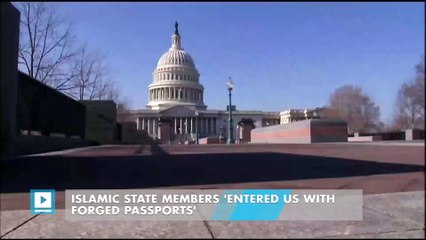 Islamic State members 'entered US with forged passports'
