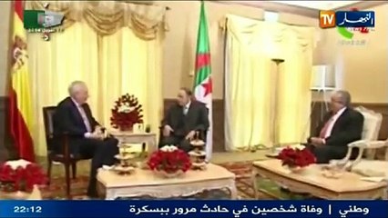 الرئيس عبد العزيز بوتفليقة يستقبل وزير الشؤون الاس