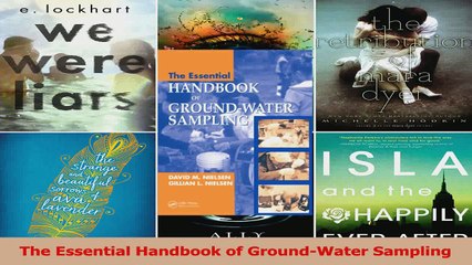 PDF Download  The Essential Handbook of GroundWater Sampling PDF Full Ebook