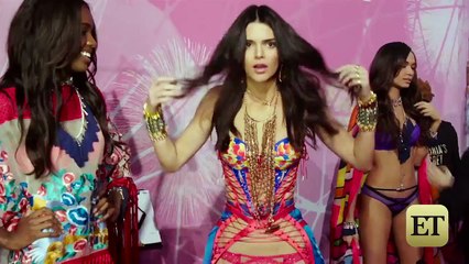Victoria's Secret Fashion Show: See Kendall Jenner 'Freaking Out' Before Going on Stage