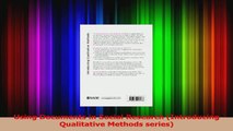 Read  Using Documents in Social Research Introducing Qualitative Methods series Ebook Free