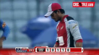 Yasir Shah Takes Ala Catch on His Own Bowling n BPL 2015