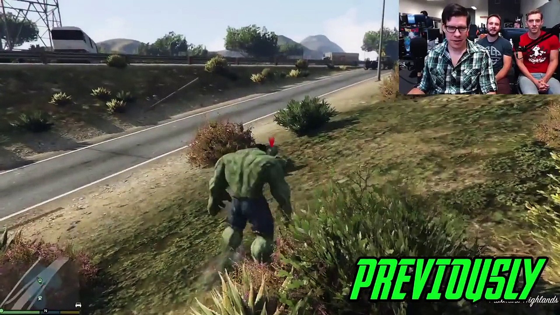 HULK CHALLENGE in GTA 5! Mod Gameplay!