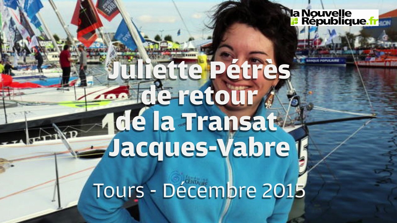VIDEO. Tours : la navigatrice Juliette Pétrès de retour de la transat Jacques-Vabre