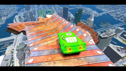 Finger Family Songs with HULK & Custom Lightning McQueen (Disney Pixar Cars)