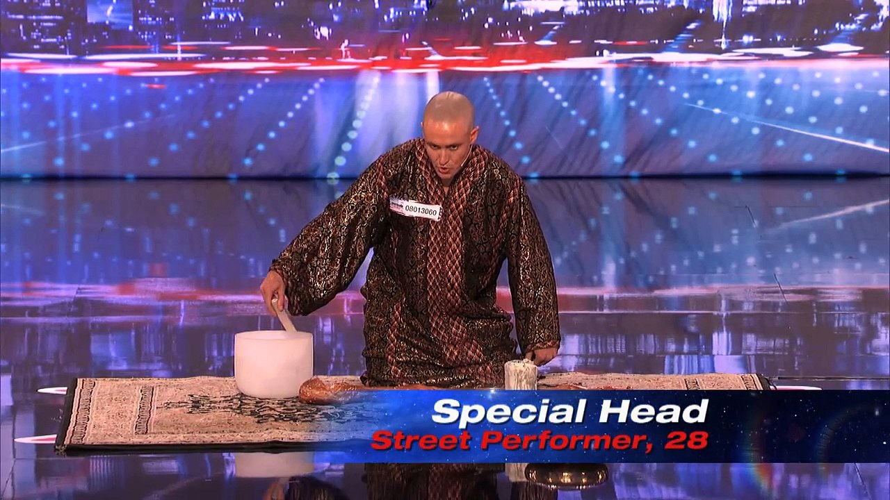 America's Got Talent Special Head Levitates and Shocks