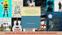 PDF Download  Arctic Air Pollution Studies in Polar Research PDF Full Ebook