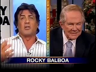 Sylvester Stallone Accepts Jesus Christ.