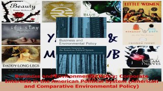 PDF Download  Business and Environmental Policy Corporate Interests in the American Political System PDF Online