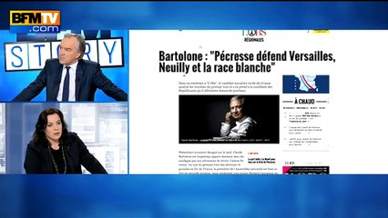 Claude Bartolone sur la "race blanche": Emmanuelle Cosse n'"aurait pas dit la même chose"
