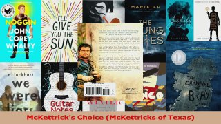 Download  McKettricks Choice McKettricks of Texas PDF Free