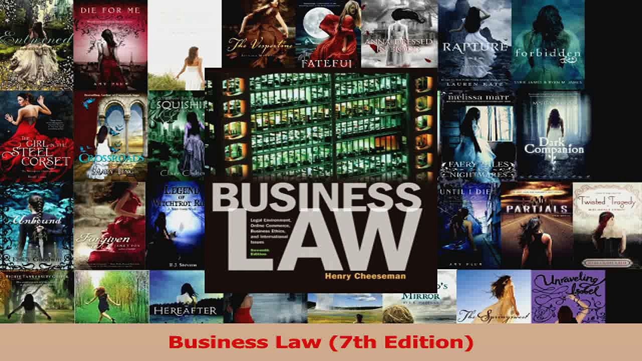 PDF Download  Business Law 7th Edition Read Full Ebook