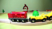 Araba taşıma treni Brio oyuncak büyük tren seti