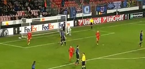 Pione Sisto Goal - Midtjylland 1 - 0 Club Brugge - 10_12_2015