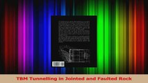 PDF Download  TBM Tunnelling in Jointed and Faulted Rock Download Full Ebook