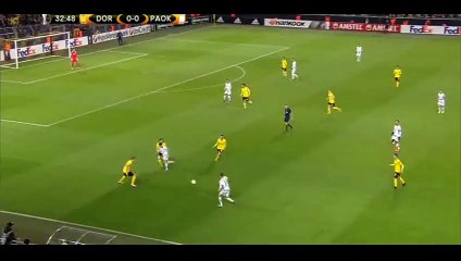 Róbert Mak Goal - Dortmund 0-1 PAOK - 10-12-2015